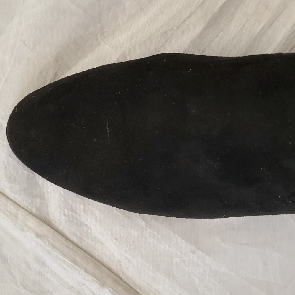 Zara woman's black knee high suade boots size 10 - Picture 11 of 15